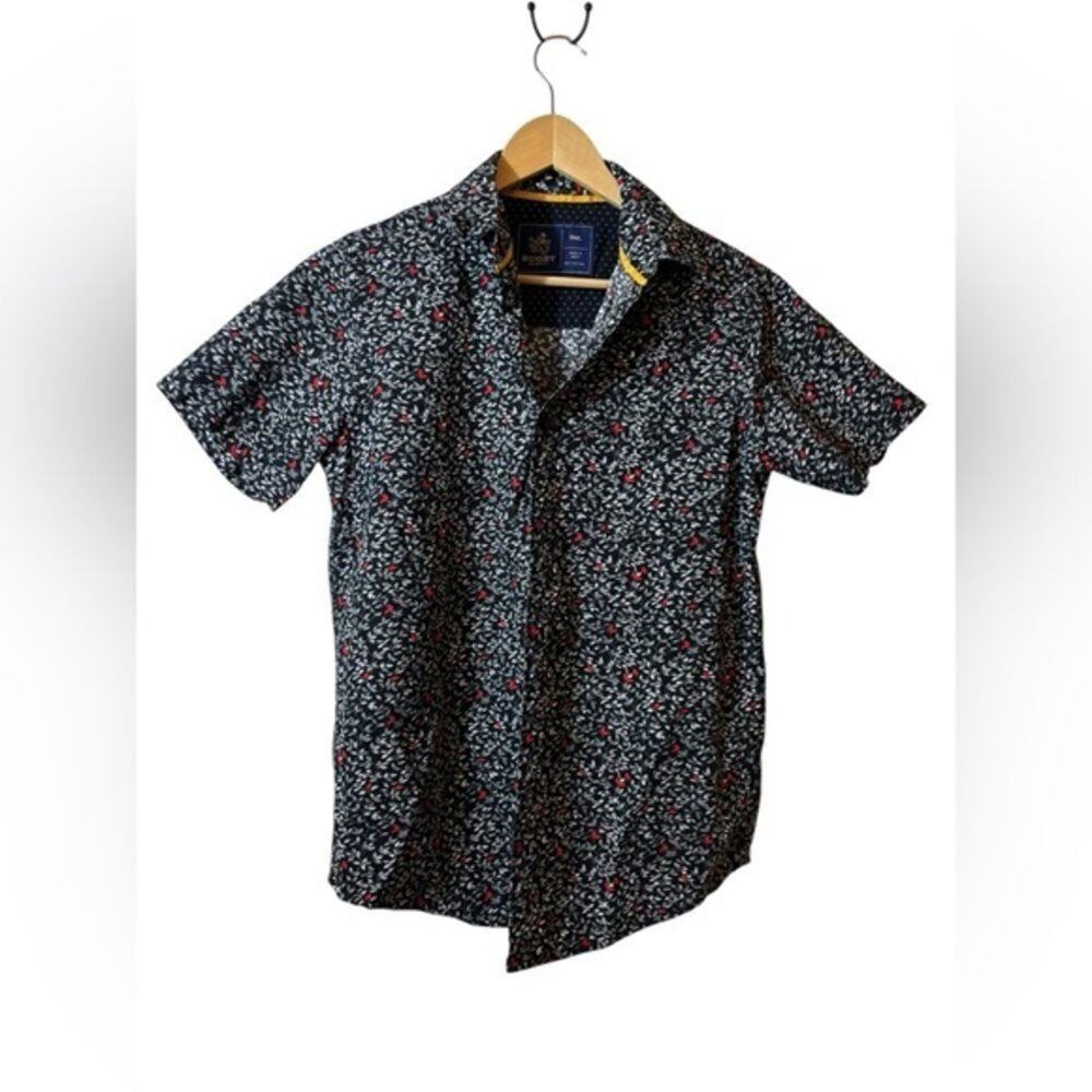 Rugby University l button up shirt small